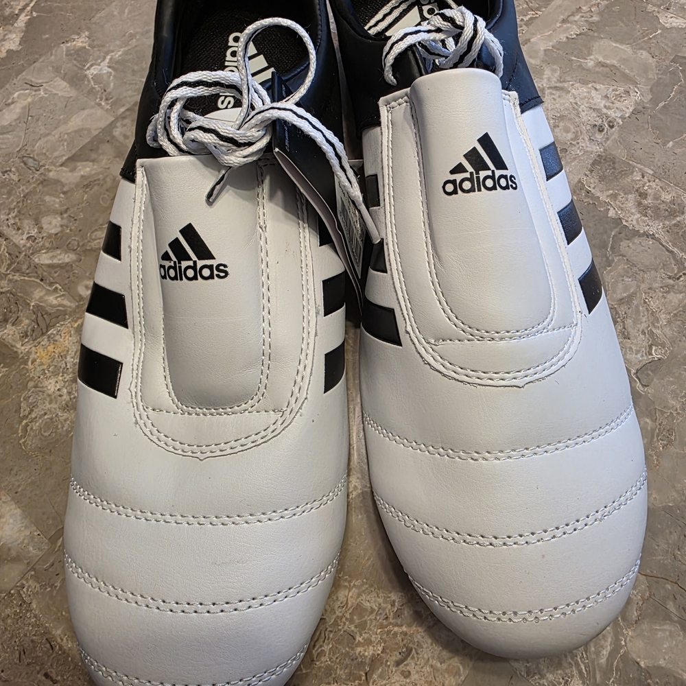 Adidas Men's White and Black Athletic Shoes..Size 12..NWT